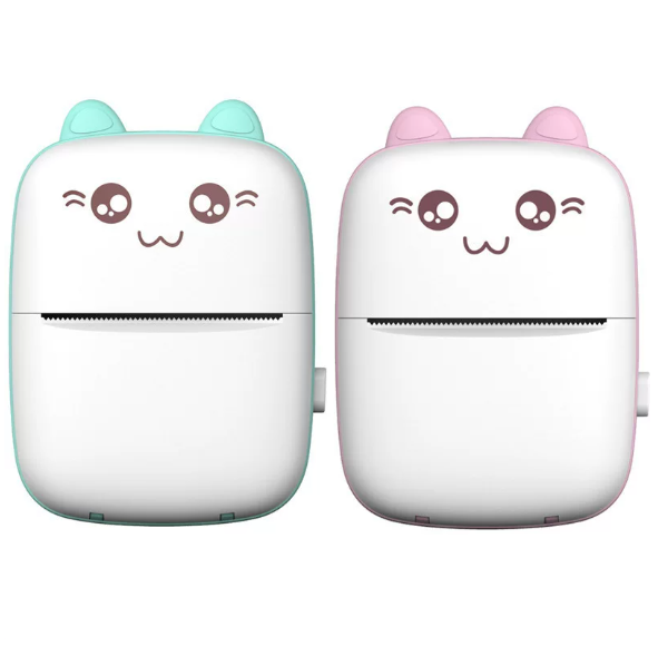 Kawaii Cat Mini Thermal Printer